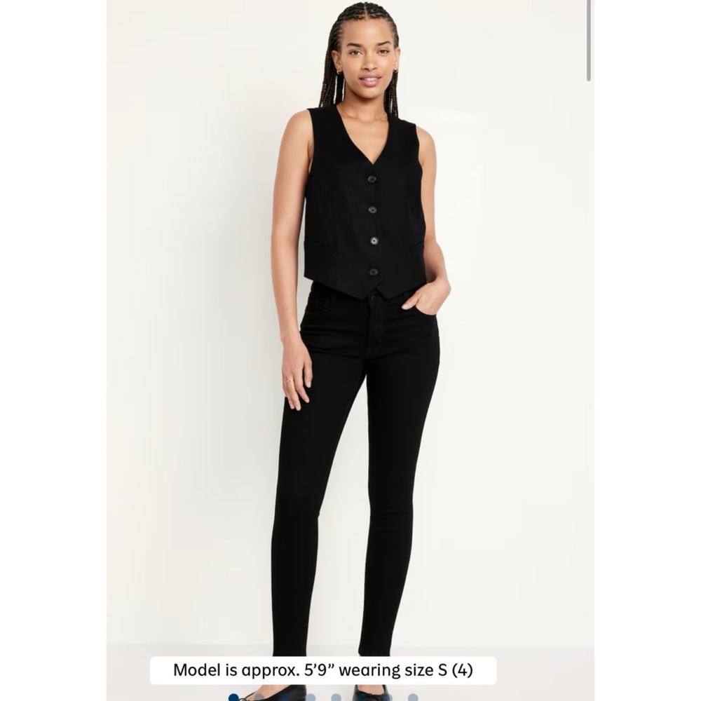 Mid-Rise Rockstar Super-Skinny Jeans by Old Navy Size 16